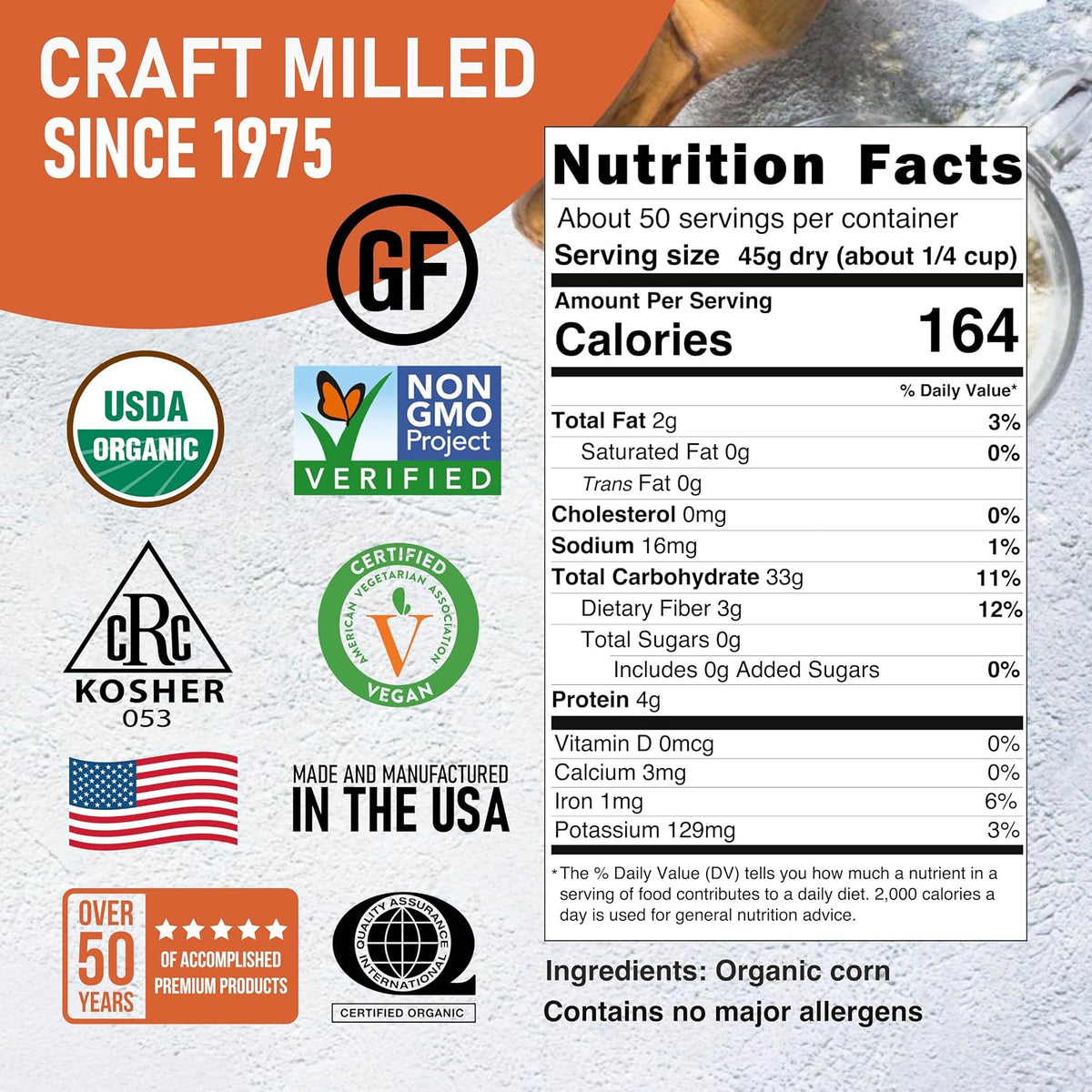 Organic Whole Corn